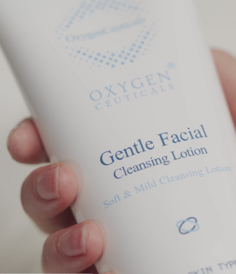 Brief video showing the soft, creamy, lotion-like texture of the Gentle Facialing Cleansing Lotion.