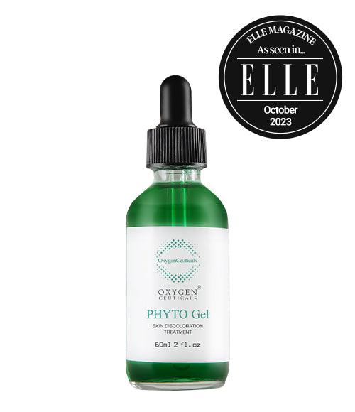 60ml bottle of Phyto Gel facing front. This product was seen in the 2023 October issue of Elle Magazine. 