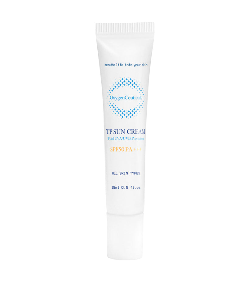 15ml tube of TP Sun Cream. This product has been skin irritant patch tested and proven to be non-irritating.